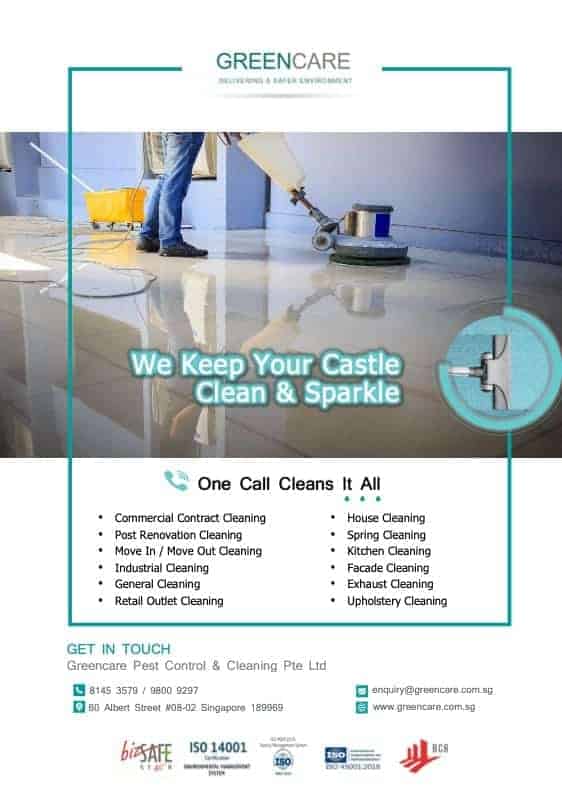1 Janitorial Cleaning & Maintenance Services Singapore Greencare